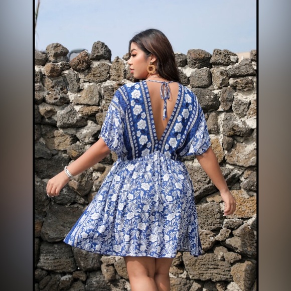 Unity Plus Floral Print Dress 1XL - Picture 2 of 10